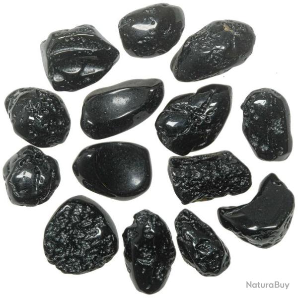 Pierres roul�es tectite - 3 � 4 cm - Lot de 2