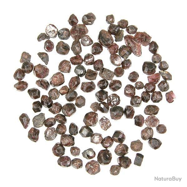 Pierres brutes cristaux de grenat almandin - 0.5 � 1 cm - 10 grammes