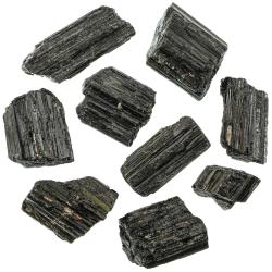 Pierres brutes tourmaline noire - 5 &agrave; 8 cm - 300 grammes.