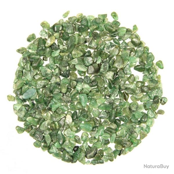 Mini pierres roules aventurine verte - 4  8 mm - 100 grammes