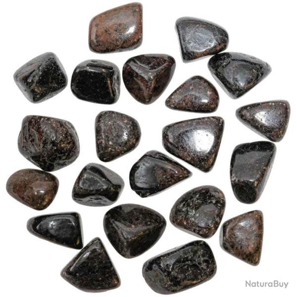 Pierres roul�es grenat almandin - 2 � 3 cm - Lot de 2