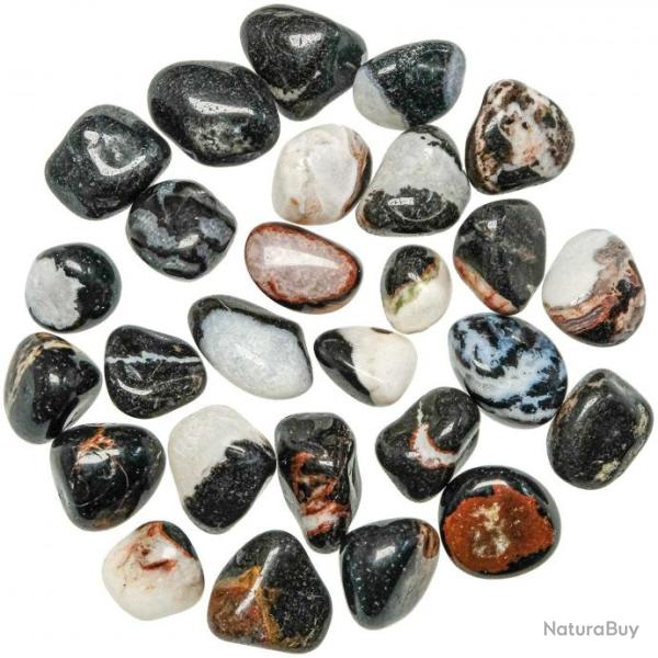 Pierres roul�es sardonyx - 2 � 3 cm - Lot de 2