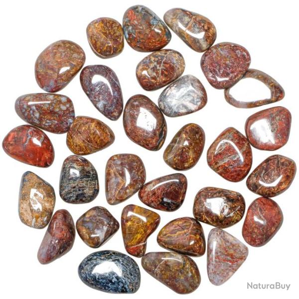 Pierres roul�es pietersite - 2 � 2.5 cm - Lot de 4