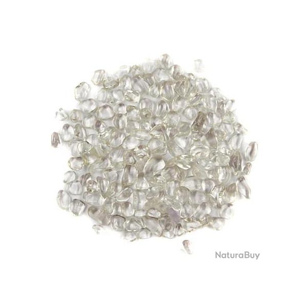 Petites pierres roul�es cristal de roche - 1 � 1.5 cm - Qualit� extra - 50 grammes