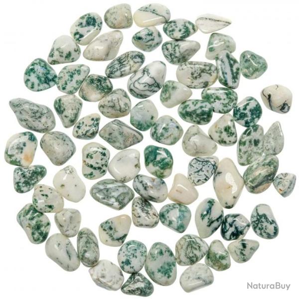 Pierres roul�es agate arbre - 2 � 2.5 cm - 50 grammes