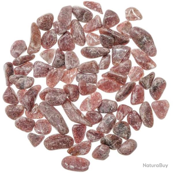 Pierres roul�es aventurine rouge - 1 � 2.5 cm - 50 grammes