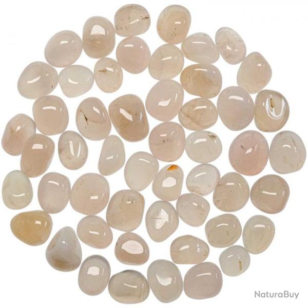 Pierres roul�es calc�doine rose - 1.5 � 2 cm - Lot de 6