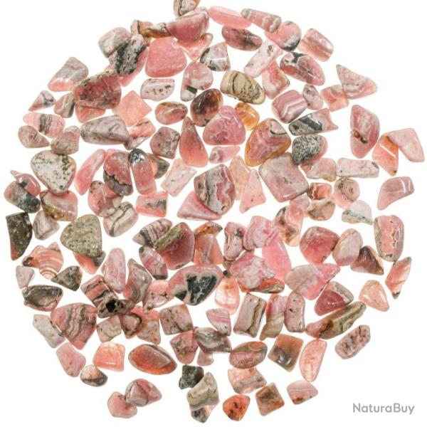 Petites pierres roul�es rhodochrosite - 5 � 15 mm - 50 grammes