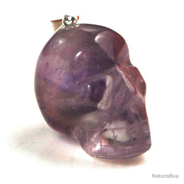 Pendentif cr�ne en am�thyste