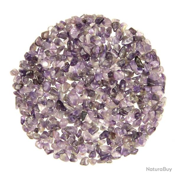 Mini pierres roul�es am�thyste - 5 � 10 mm - 100 grammes