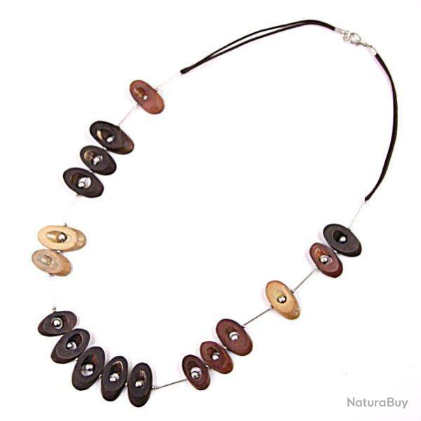 Sautoir tron�ons en bois