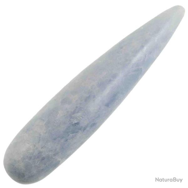 B�ton base de massage en calcite bleue