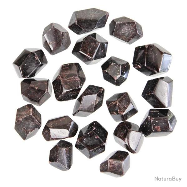 Grenat pyrope facet� et poli - 1.5 � 2.5 cm - Lot de 2