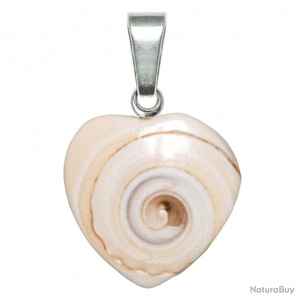 Petit pendentif coquillage coeur luhuanus