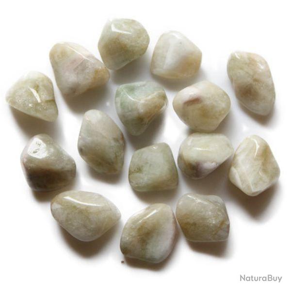 Pierres roul�es prasiolite - 2.5 � 4 cm - 50 grammes