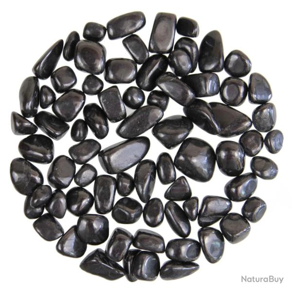 Petites pierres roul�es shungite - 1 � 1.5 cm - 20 grammes