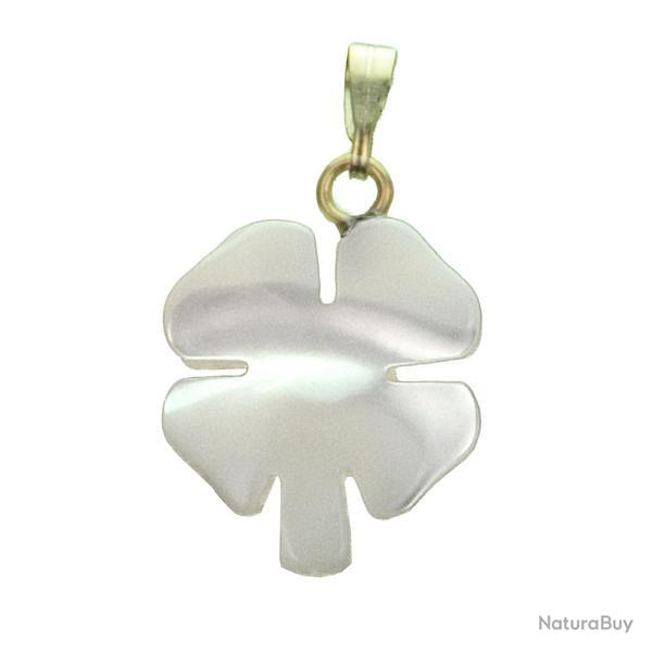 Pendentif en nacre de trocha tr�fle � 4 feuilles