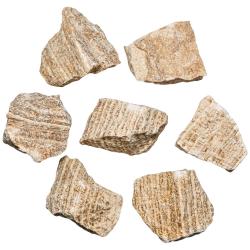 Pierres brutes aragonite marron - 4 &agrave; 6 cm - Lot de 3