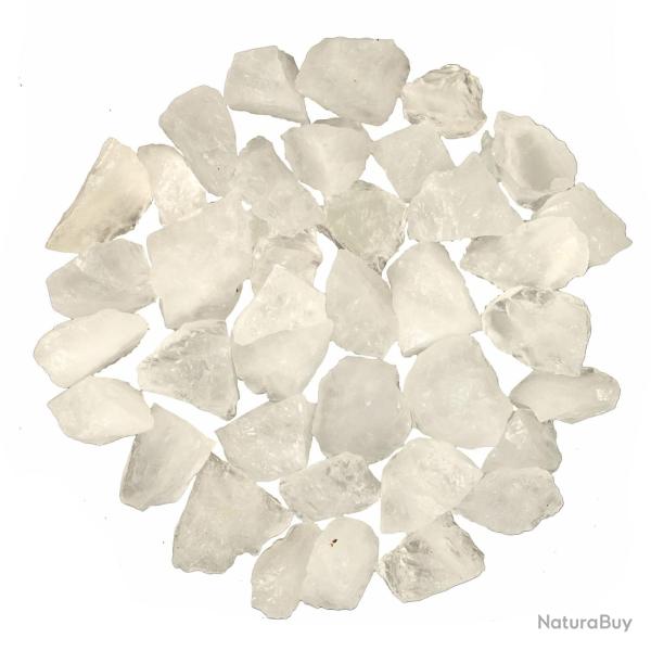 Pierres brutes quartz blanc - 2 � 4 cm - 100 grammes