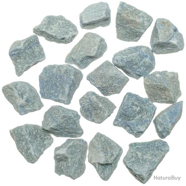 Pierres brutes quartz bleu - 3 � 5 cm - 100 grammes