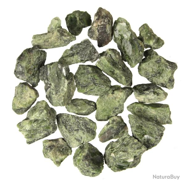 Pierres brutes diopside - 3 � 5 cm - 100 grammes