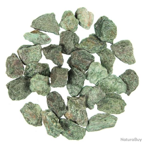 Pierres brutes fuchsite - 3 � 4 cm - 100 grammes
