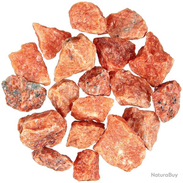 Pierres brutes calcite de feu - 3 � 4 cm - 100 grammes