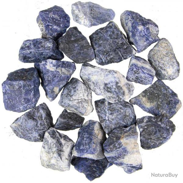 Pierres brutes sodalite - 3 � 4 cm - 100 grammes
