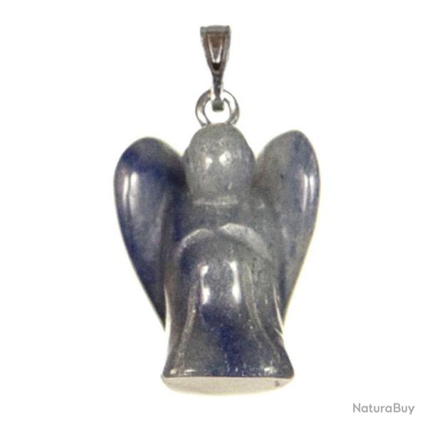 Pendentif ange en quartz bleu