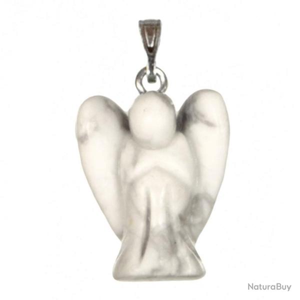 Pendentif ange en howlite