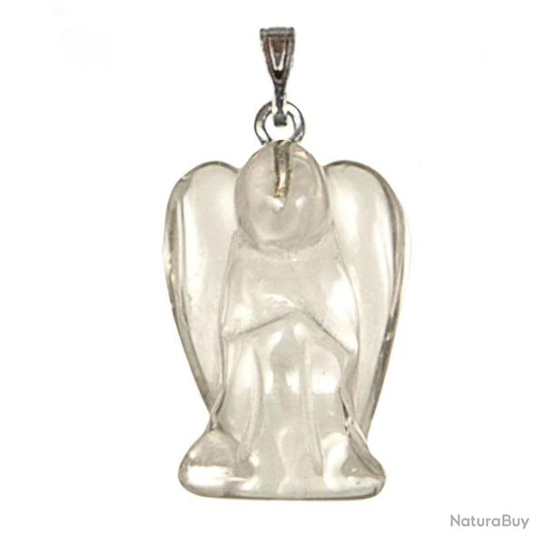 Pendentif ange en cristal de roche