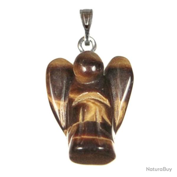 Pendentif ange en oeil de tigre