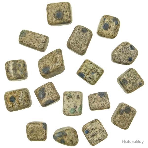 Pierres roul�es cubiques jaspe k2 - 1.5 � 3 cm - Lot de 2