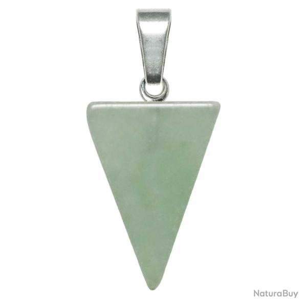 Pendentif pointe fl�che en aventurine verte