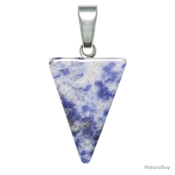 Pendentif fl�che triangle en sodalite