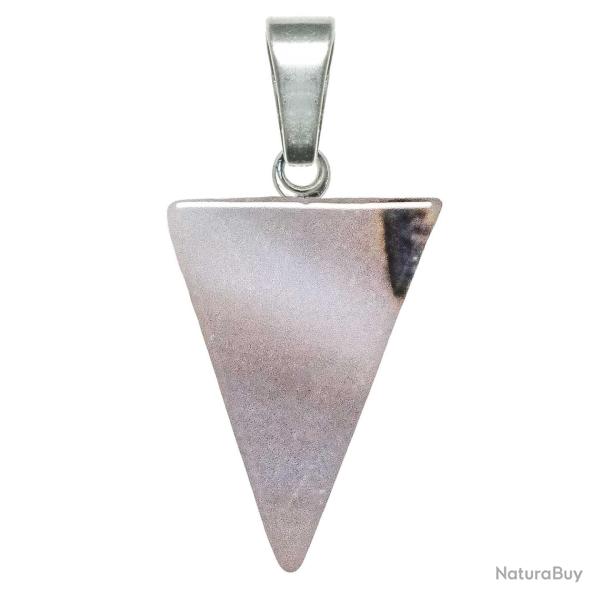 Pendentif fl�che triangle en agate naturelle