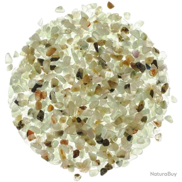 Mini pierres roul�es pr�hnite - 5 � 10 mm - 100 grammes