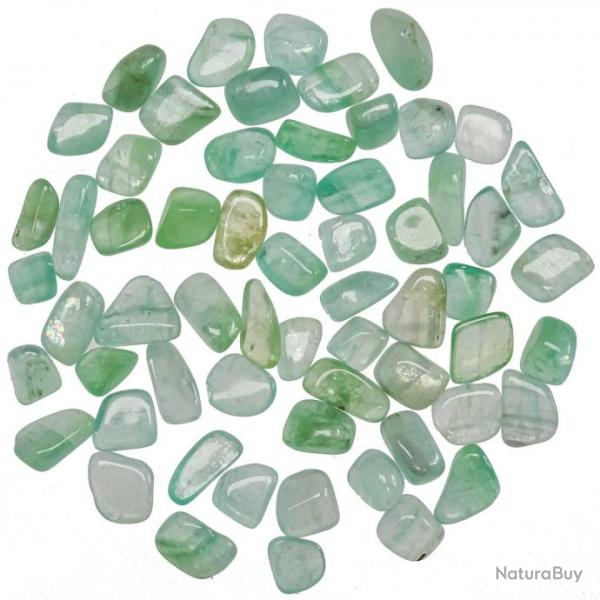 Pierres roul�es calcite verte - Qualit� extra - 1 � 2 cm - 20 grammes