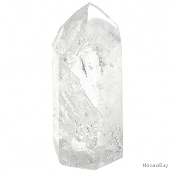 Pointe polie mono-termin�e en cristal de roche - 214 grammes