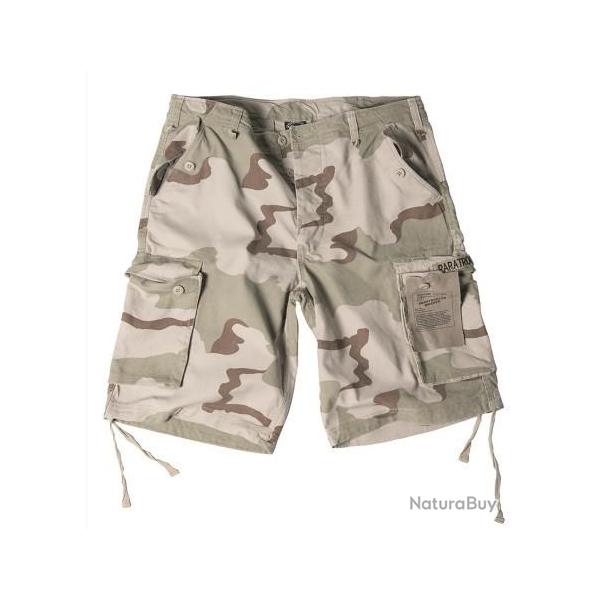 Bermuda cargo d�lav� D�sert (plusieurs tailles disponibles)