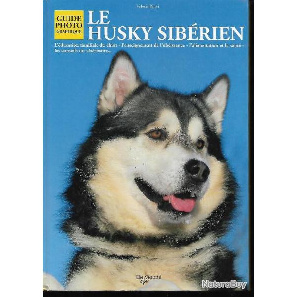 lot de 2 livres sur le husky sib�rien , guide photographique et �levage