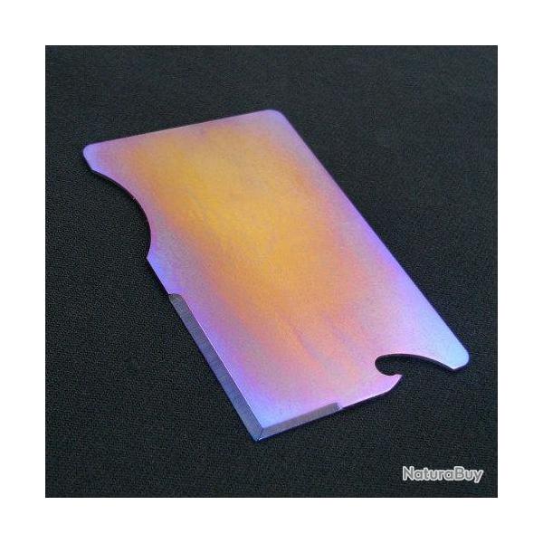 Carte De Cr�dit Tactical Nemesis Ti-Card II Acier Titane Made In USA NE3B