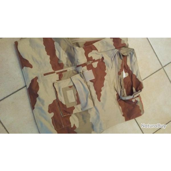 GILET PARE BALLES  DAGUET DESERT GRANDE TAILLE NEUF FAIT EN FRANCE AVEC OPTION KEVLAR ET CERAMIQUE