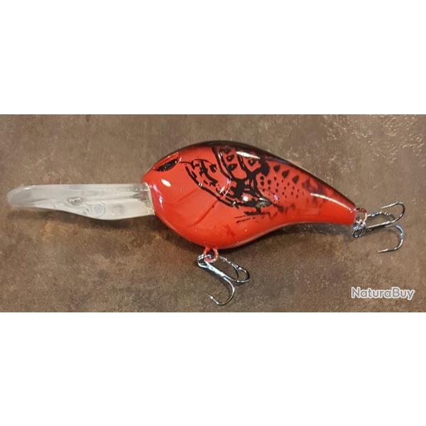 Crankbait plongeant rouge 15,5 cm pour 50g