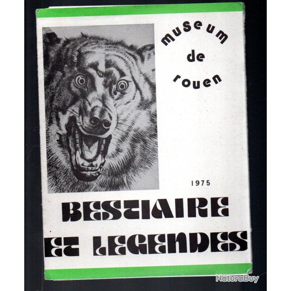 mus�e de rouen 1975 bestiaire et l�gendes , bete du g�vaudan, sir�ne, loch ness, dragon , licorne