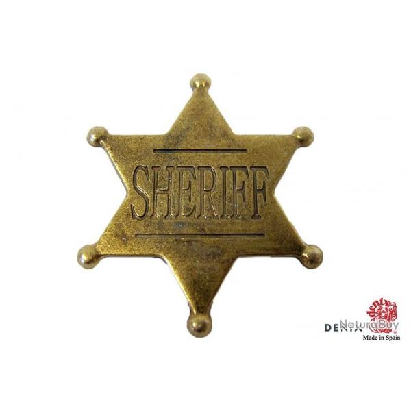 Etoile Sheriff 4.5 cm 6 pointes