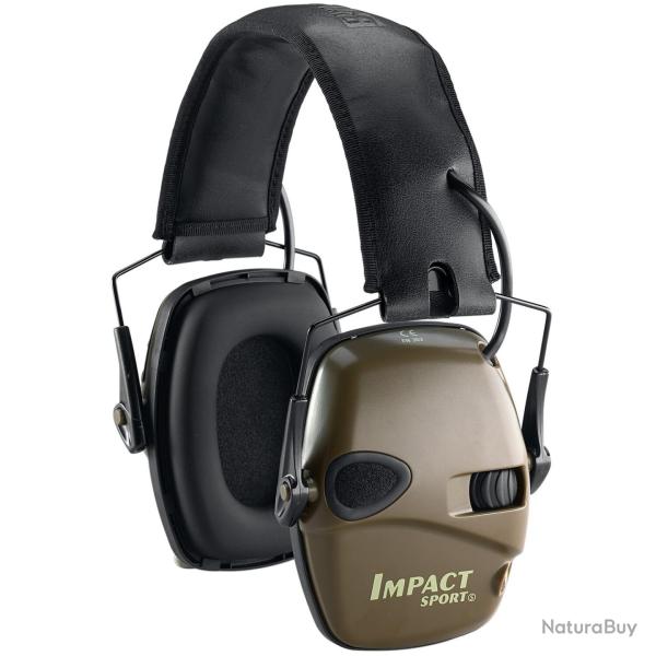 Casque anti-bruit �lectronique Impact Sport (Couleur: Olive)