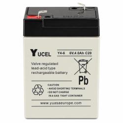 Pile rechargeable 6V, 4 Ah, 70 x 45 x 105mm