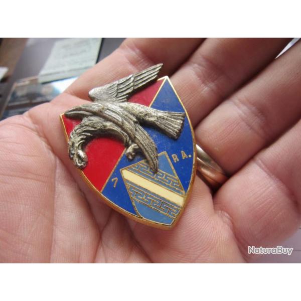 INSIGNE 7 REGIMENT ARTILLERIE (DELSART)