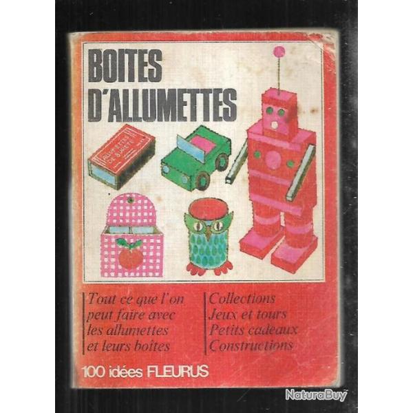 boites d'allumettes 100 ides fleurus de genevive ploquin